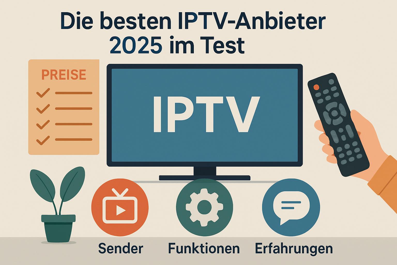 Die besten IPTV-Anbieter 2025 im Test: Preise, Sender, Funktionen & Erfahrungen