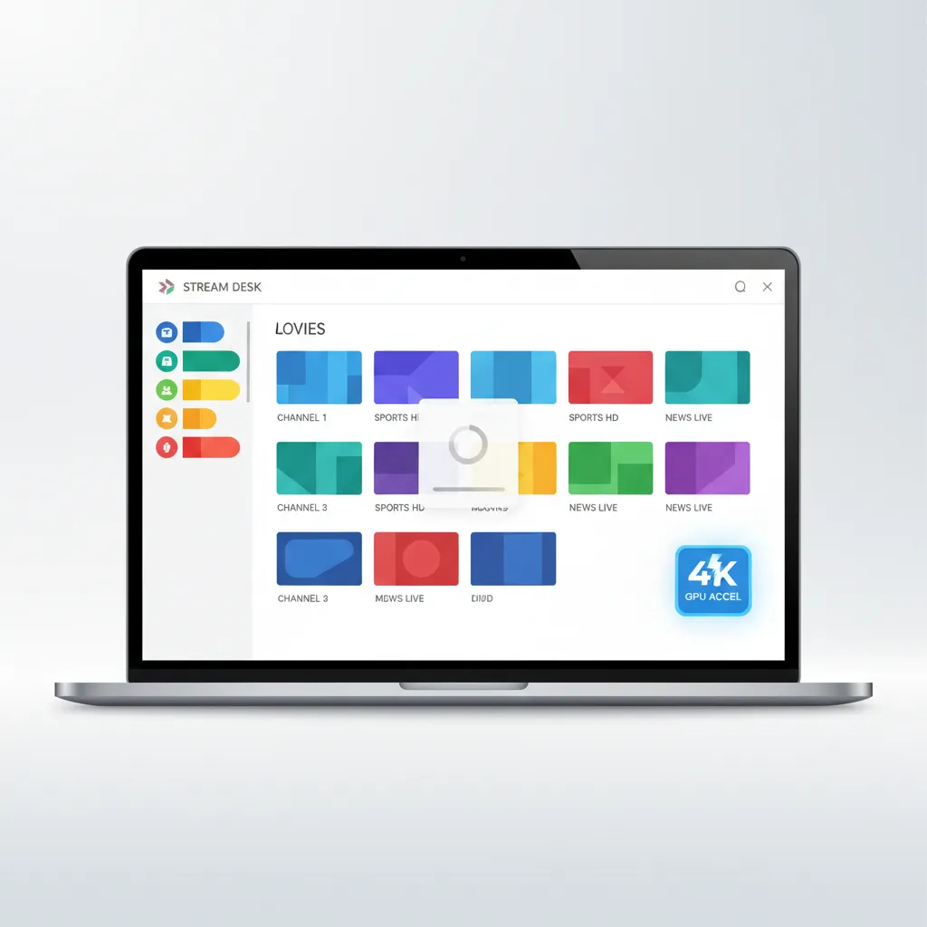 IPTV Windows App lädt Kanalliste, EPG und aktiviert Hardware-Beschleunigung