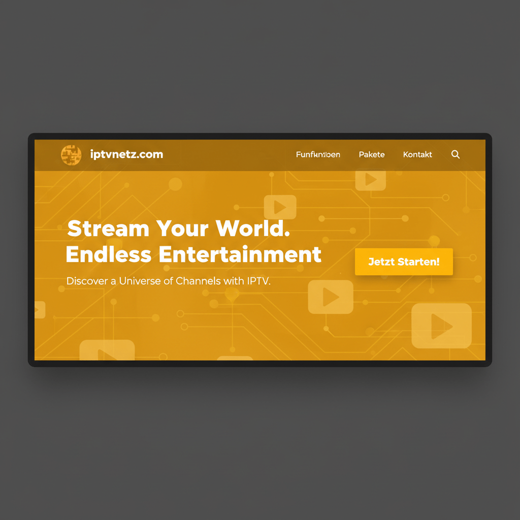 IPTV Sport Streaming – abstrakte Sportfelder